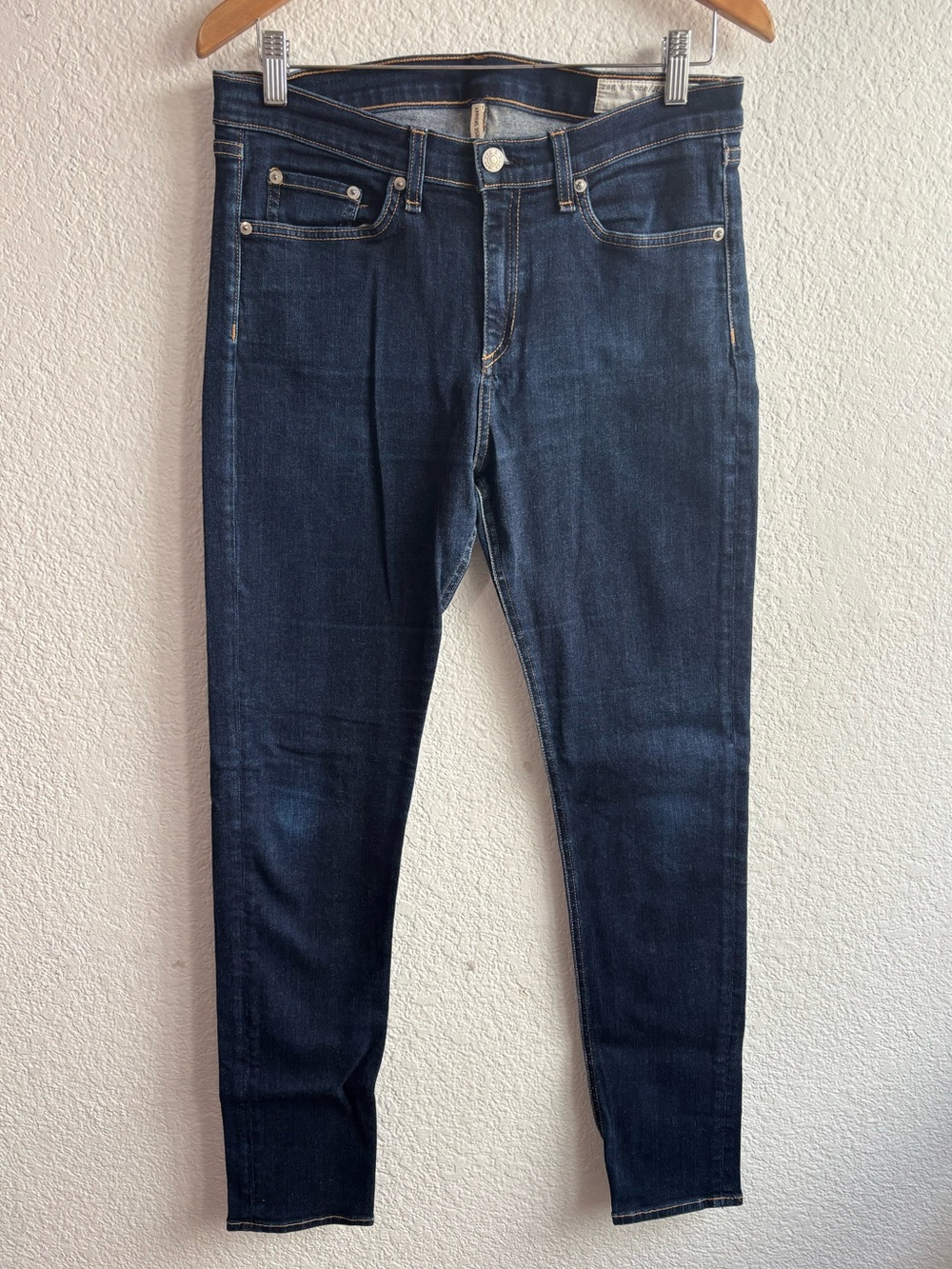 Rag & Bone Dark Blue Slim Skinny High Rise Jeans 32